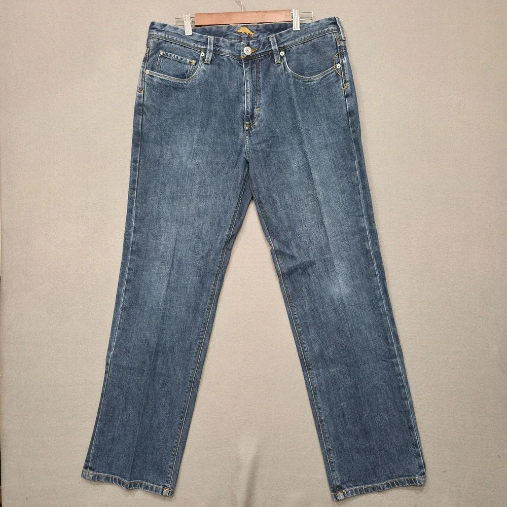 Tommy Bahama Men's Blue Denim Jeans Size 36x30 Actual 36x31.5‎